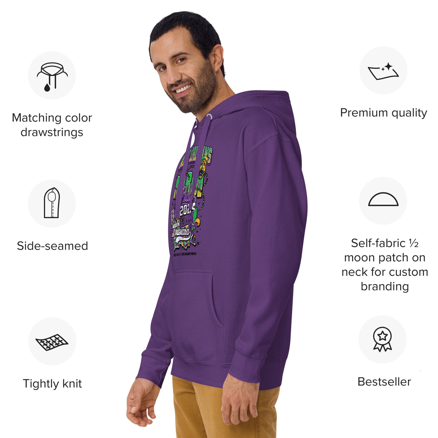 The Best Mardi Gras Hoodie