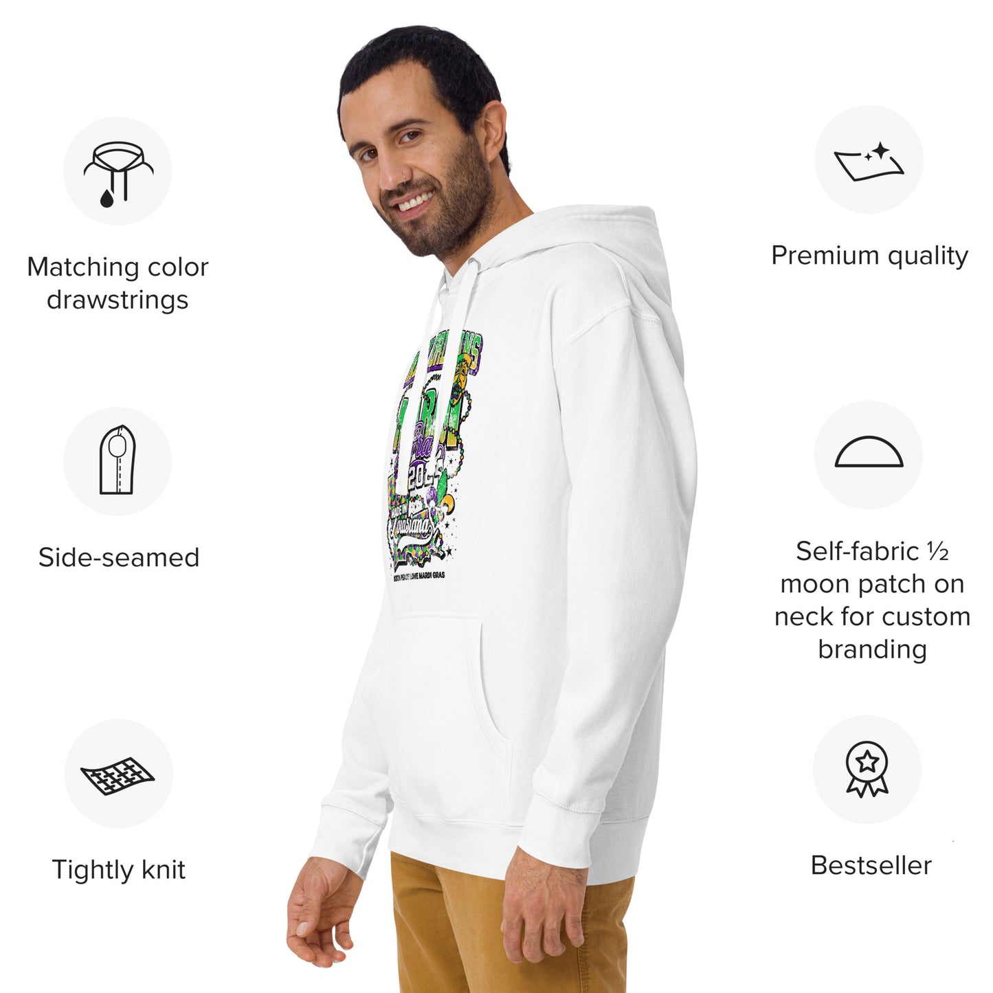 The Best Mardi Gras Hoodie