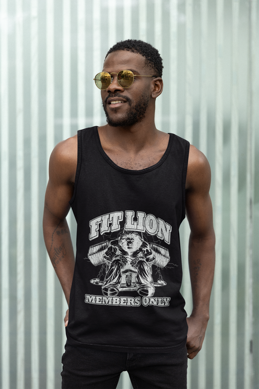 Fit Lion Member's Only Men’s premium tank top