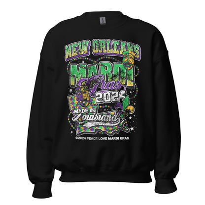 The Best Mardi Gras Crewneck