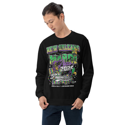 The Best Mardi Gras Crewneck