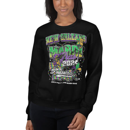 The Best Mardi Gras Crewneck