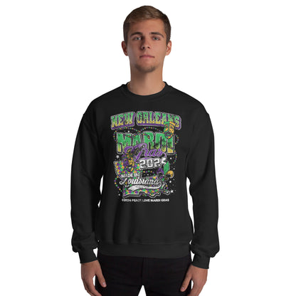 The Best Mardi Gras Crewneck