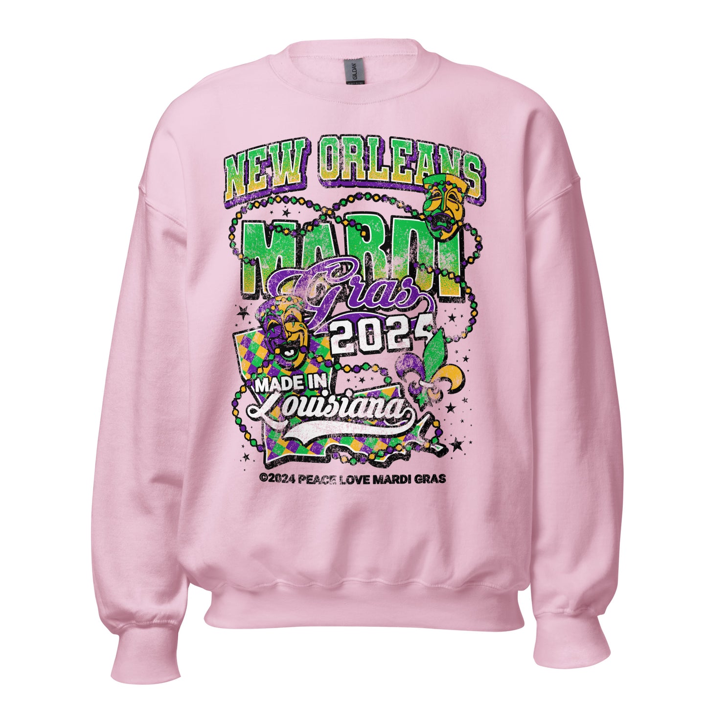 The Best Mardi Gras Crewneck