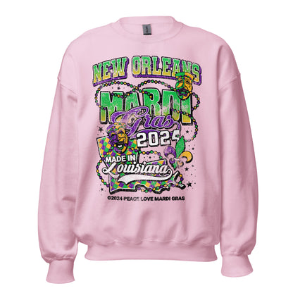 The Best Mardi Gras Crewneck