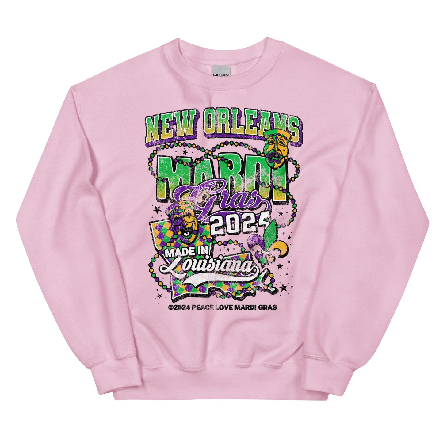 The Best Mardi Gras Crewneck