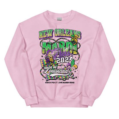 The Best Mardi Gras Crewneck