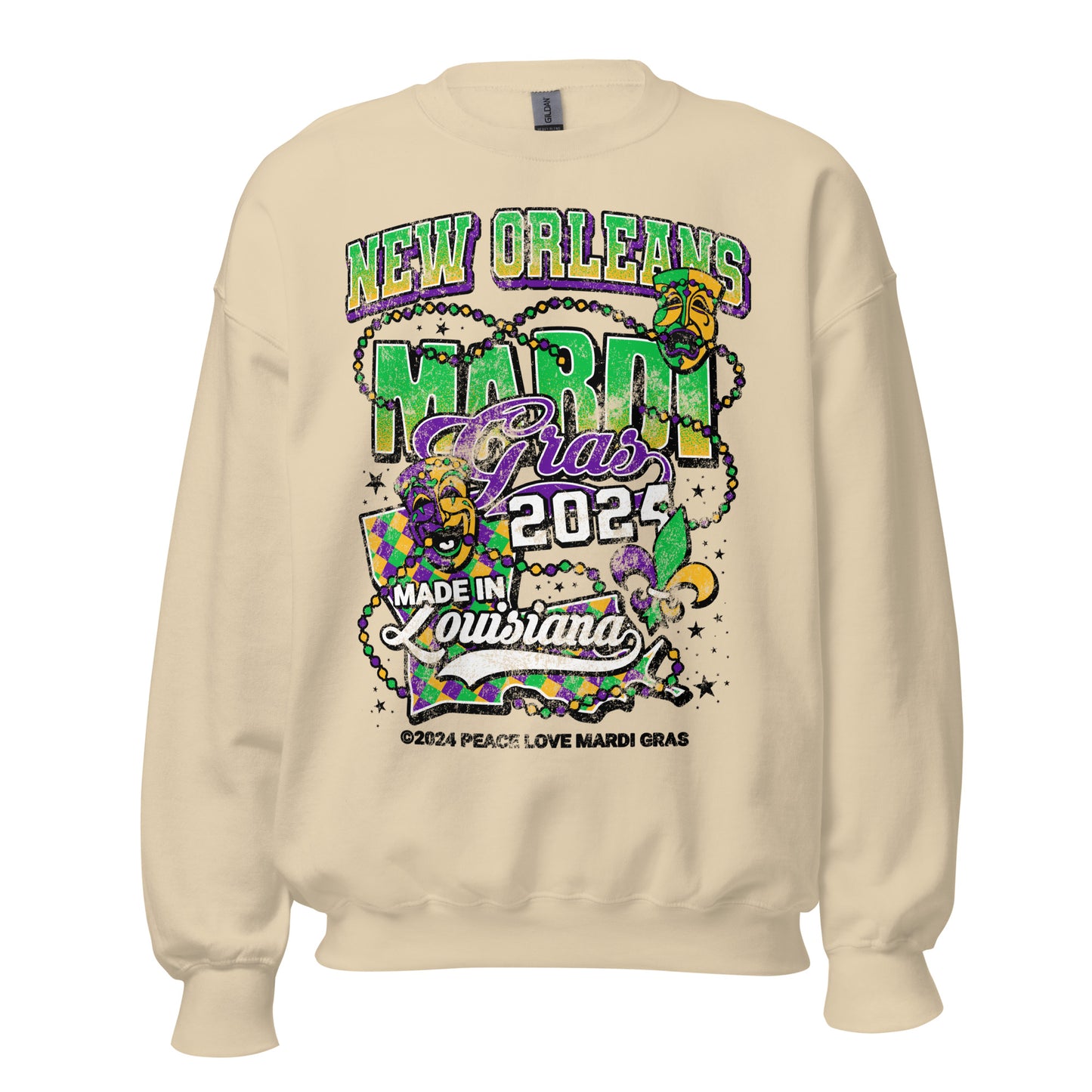 The Best Mardi Gras Crewneck