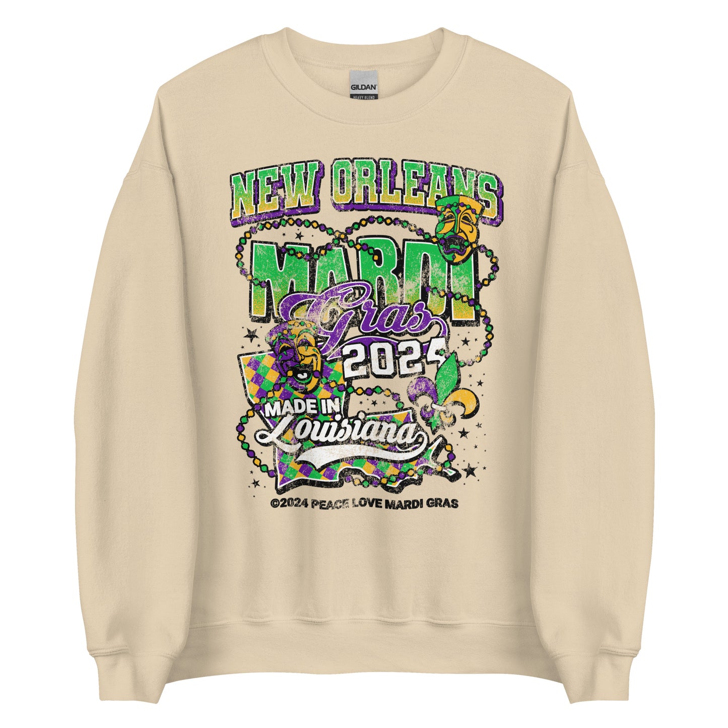 The Best Mardi Gras Crewneck