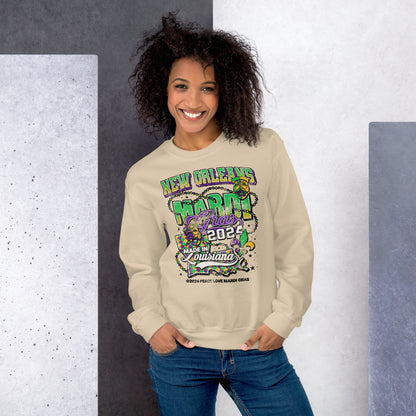 The Best Mardi Gras Crewneck