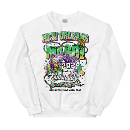 The Best Mardi Gras Crewneck