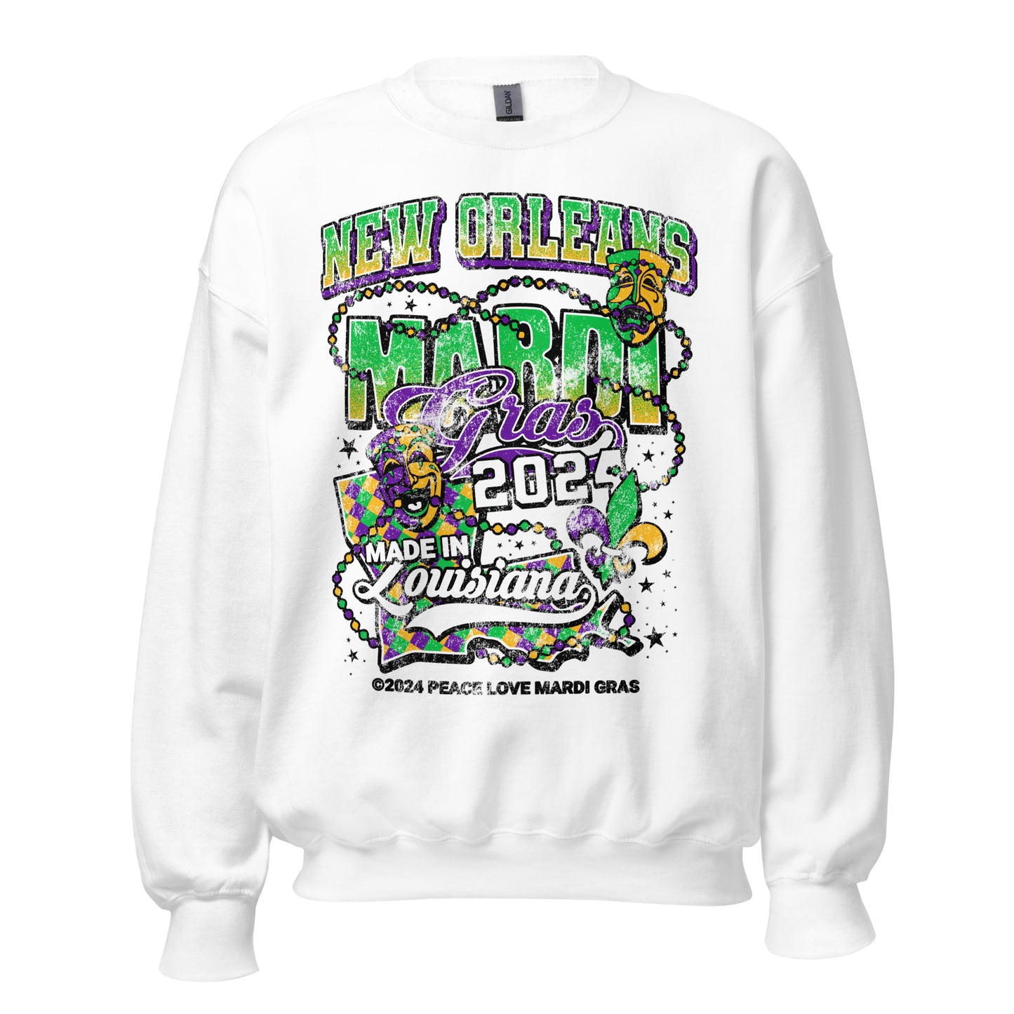 The Best Mardi Gras Crewneck