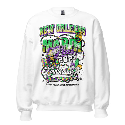 The Best Mardi Gras Crewneck