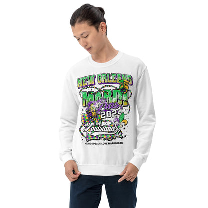 The Best Mardi Gras Crewneck