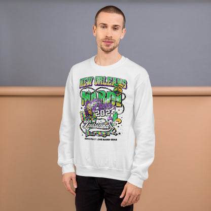 The Best Mardi Gras Crewneck