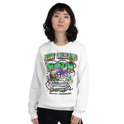 The Best Mardi Gras Crewneck