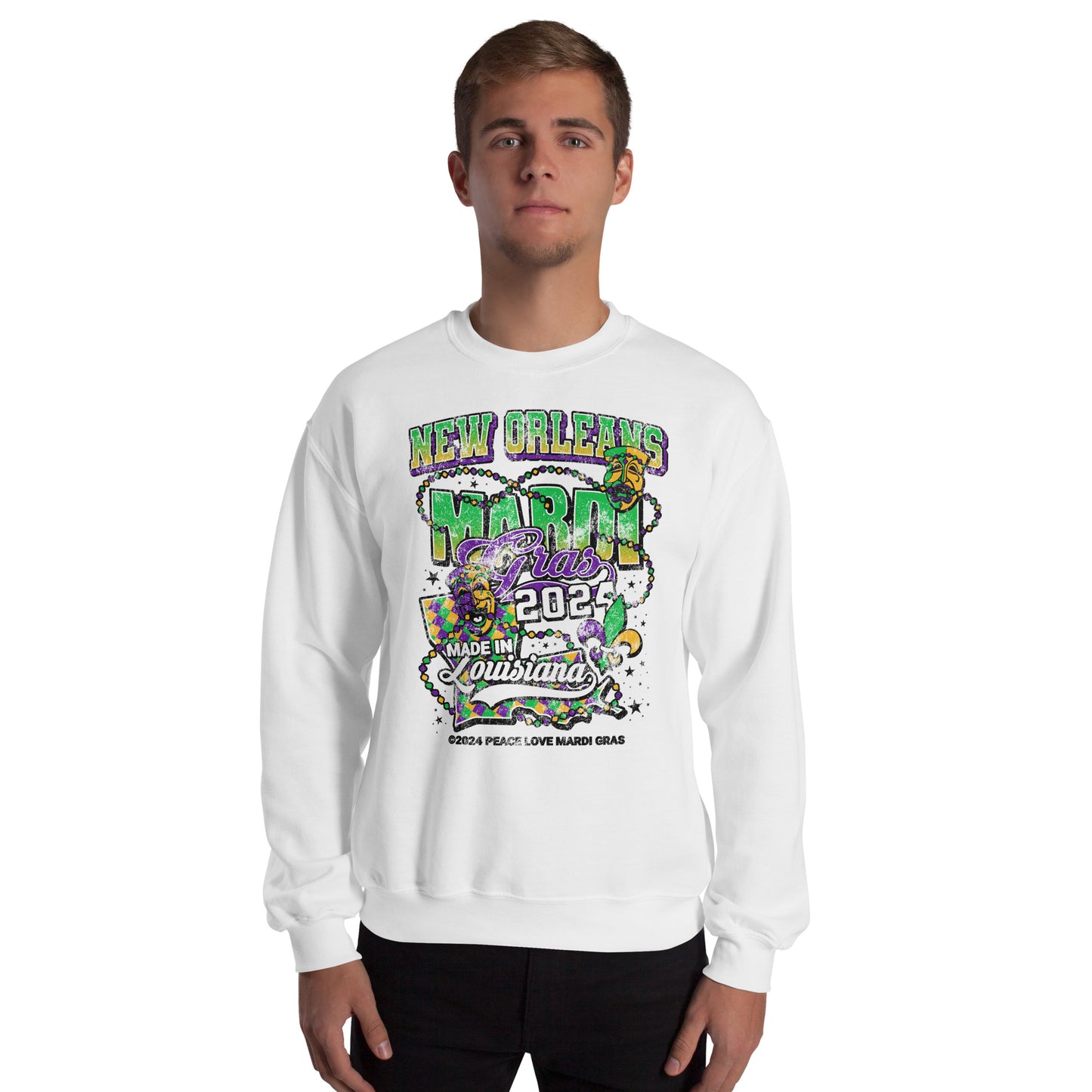 The Best Mardi Gras Crewneck