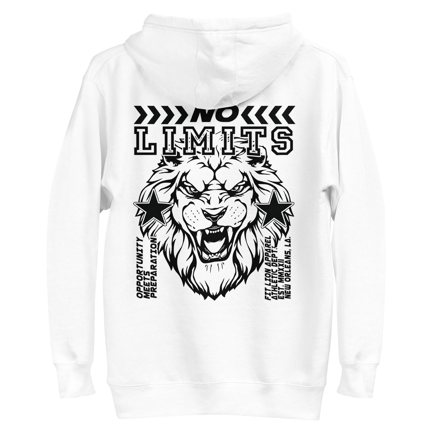 No Limits Hoodie: Men and Women (Light Colors)