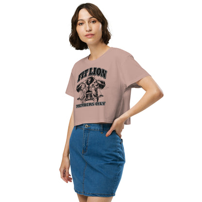 Fit Lion: Women’s crop top