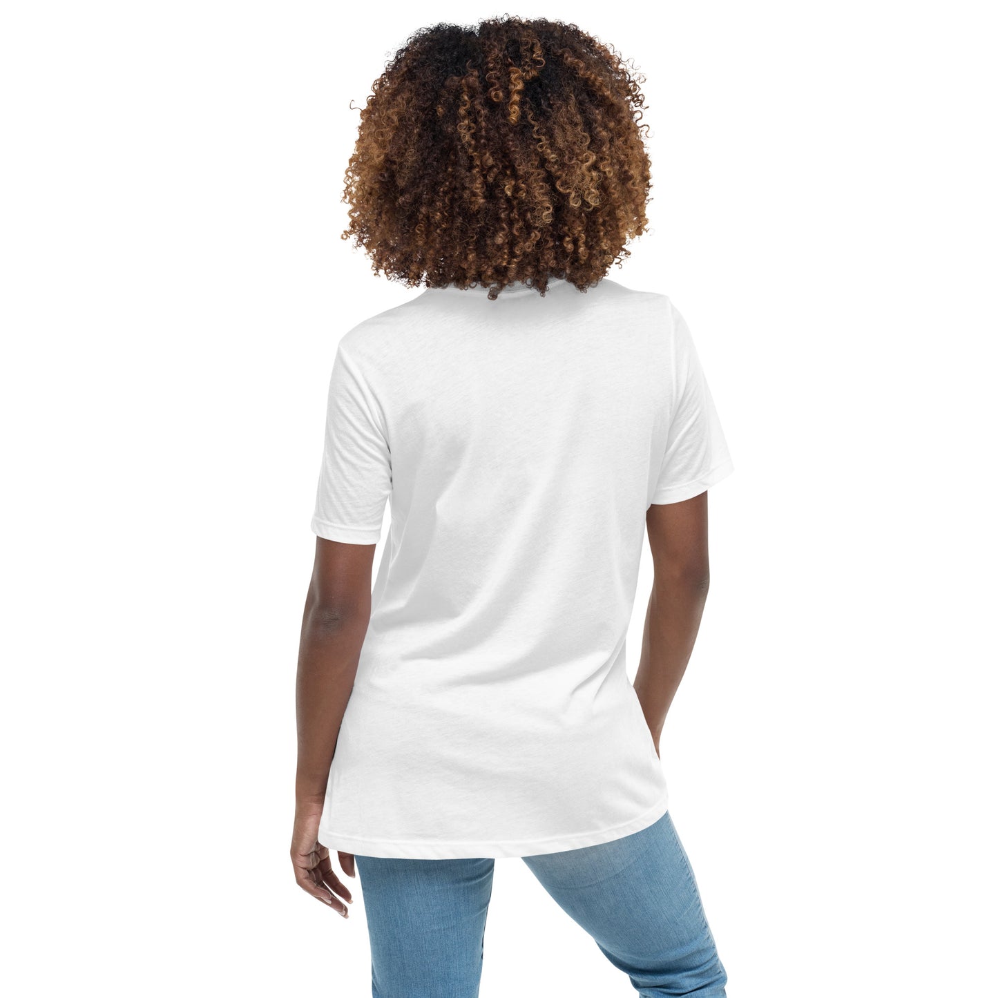 The GOAT Jordan: Women's Relaxed T-Shirt in White